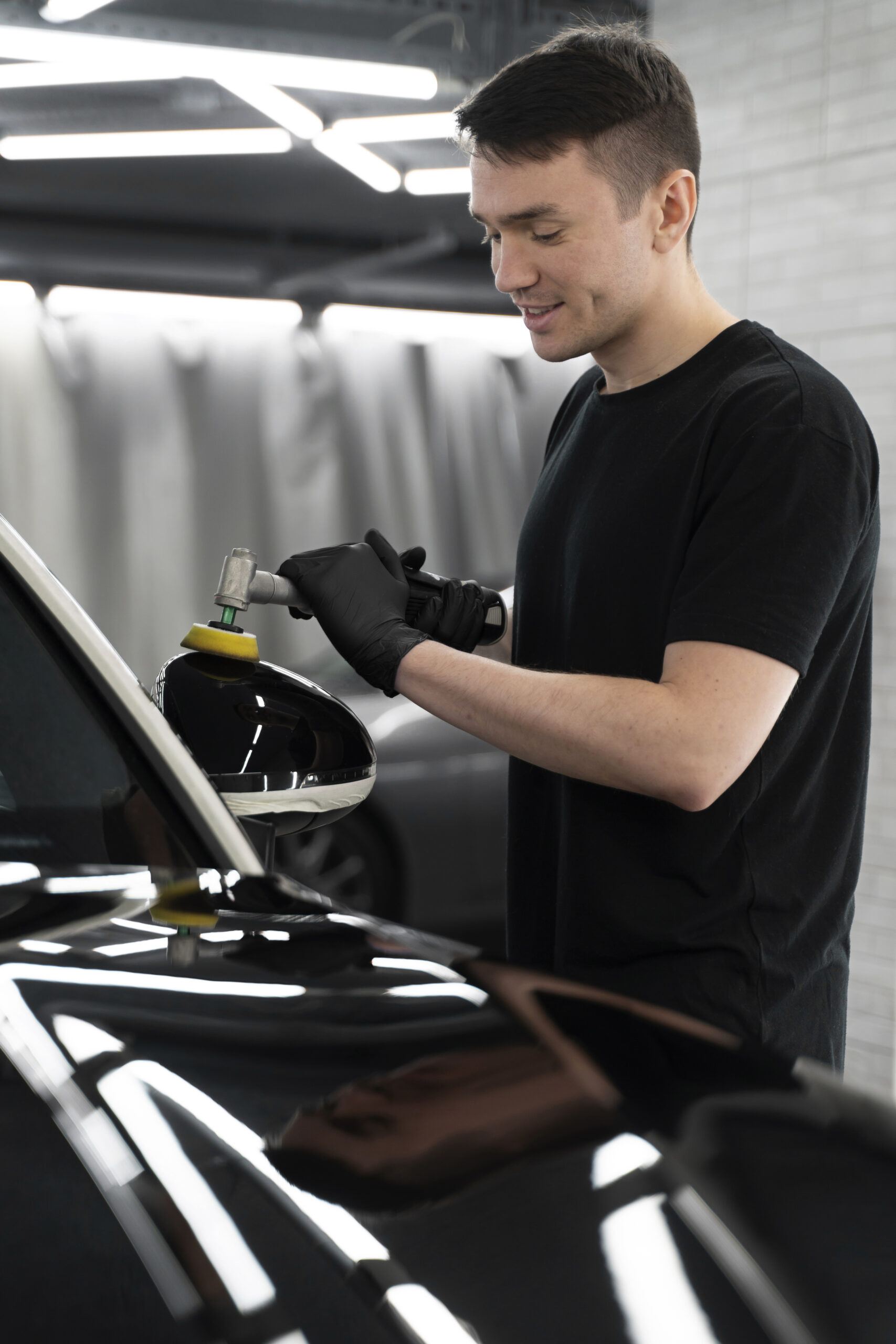 Elite Tech Auto Detailing team providing premium service in Miami